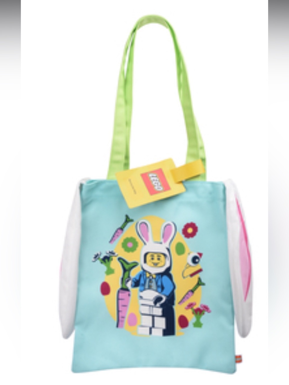 NWT Lego bunny ear tote